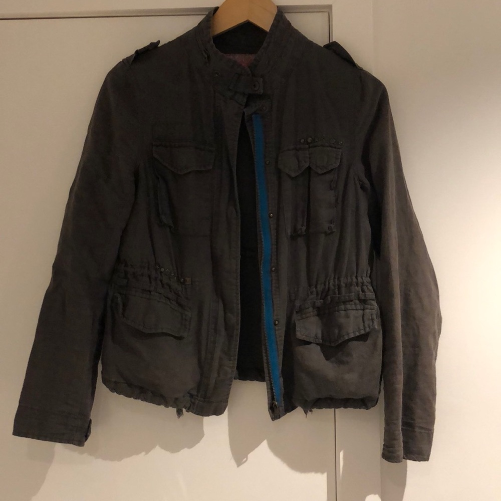 Free People Gray Jacket
